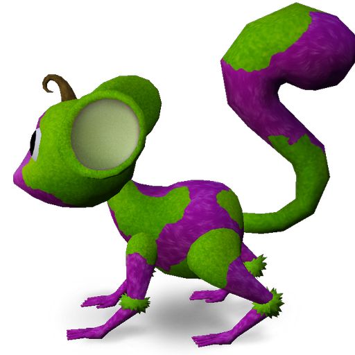 Mossm Green purple cow man