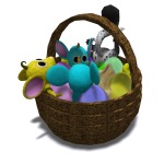 Mossm Easter Basket Environment